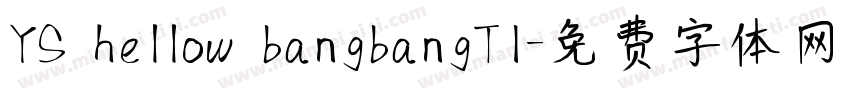 YS hellow bangbangTI字体转换